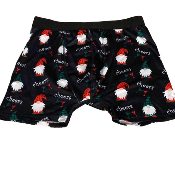 MEN’S  Gnome Holiday Cheers Boxers (Size Small) NWOT - Picture 2 of 8